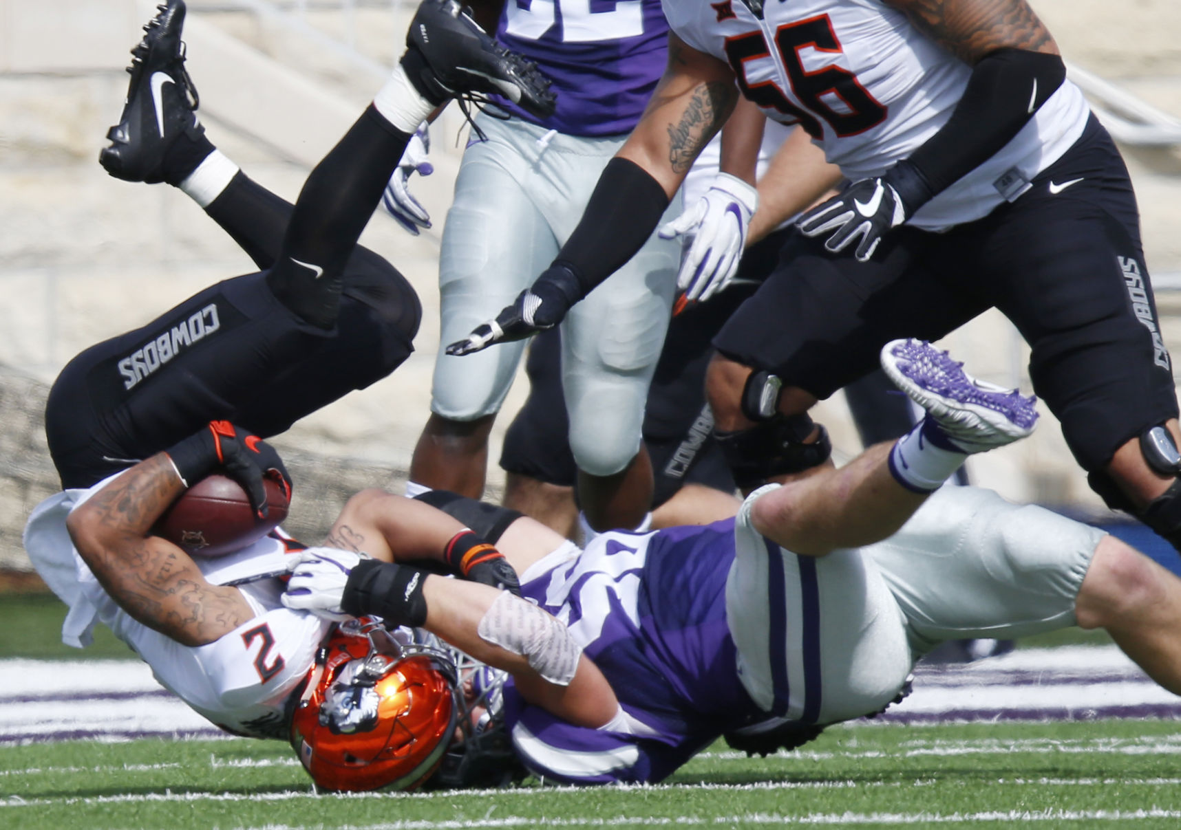 Oklahoma State WR Tylan Wallace, 50-1